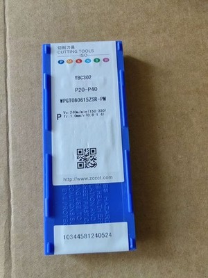 10pcs WPGT080615ZSR-PM YBC302 ZCC.CT Tools CNC blade Carbide Inserts Original