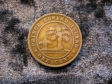 old world coin CANADA Prince Edward Island large cent 1871 KM4 Victoria (411)