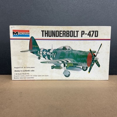 Monogram Thunderbolt P-47D 1:48 Scale Plastic Model Kit 6838