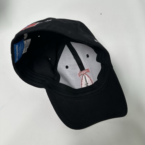 US Army Special Operations Command USASOC Airborne Hat Ball Cap Black Red Sz S/M - Picture 7 of 9