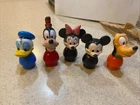 Vintage ILLCO Little People Disney goofy pluto mickey minnie Donald figure lot