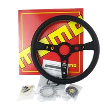 Momo Prototipo Steering Wheel Heritage Black Leather 350mm Brand New