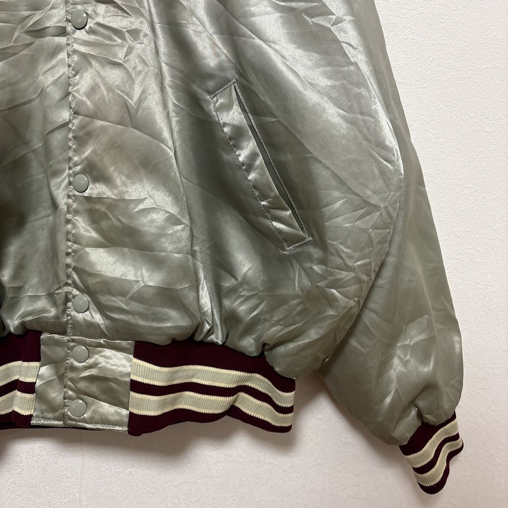 【Leader Sportswear】 MADE IN USA Corporate Logo Stadium Jacket 企業ロゴ刺繡スタジャン S-4159 image 7