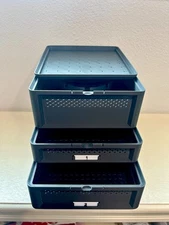 Mealworm Farm/Habitat/Breeding Boxes (3-Tier System)