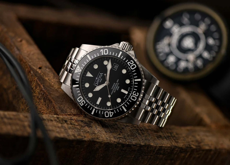 Davosa 161.538.05 Ternos Professional 68h Herrentaucheruhr Automatic schwarz - Bild 2 von 2