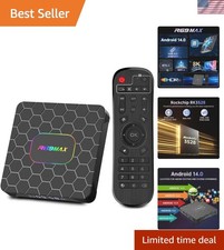 Android 14 TV Box 2025: 8K Decoding, WiFi 6  4GB RAM for Ultimate Entertainment
