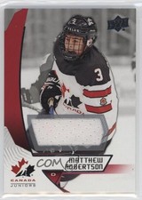 2019 Upper Deck Team Canada Juniors Jersey Matthew Robertson #14 0u2j