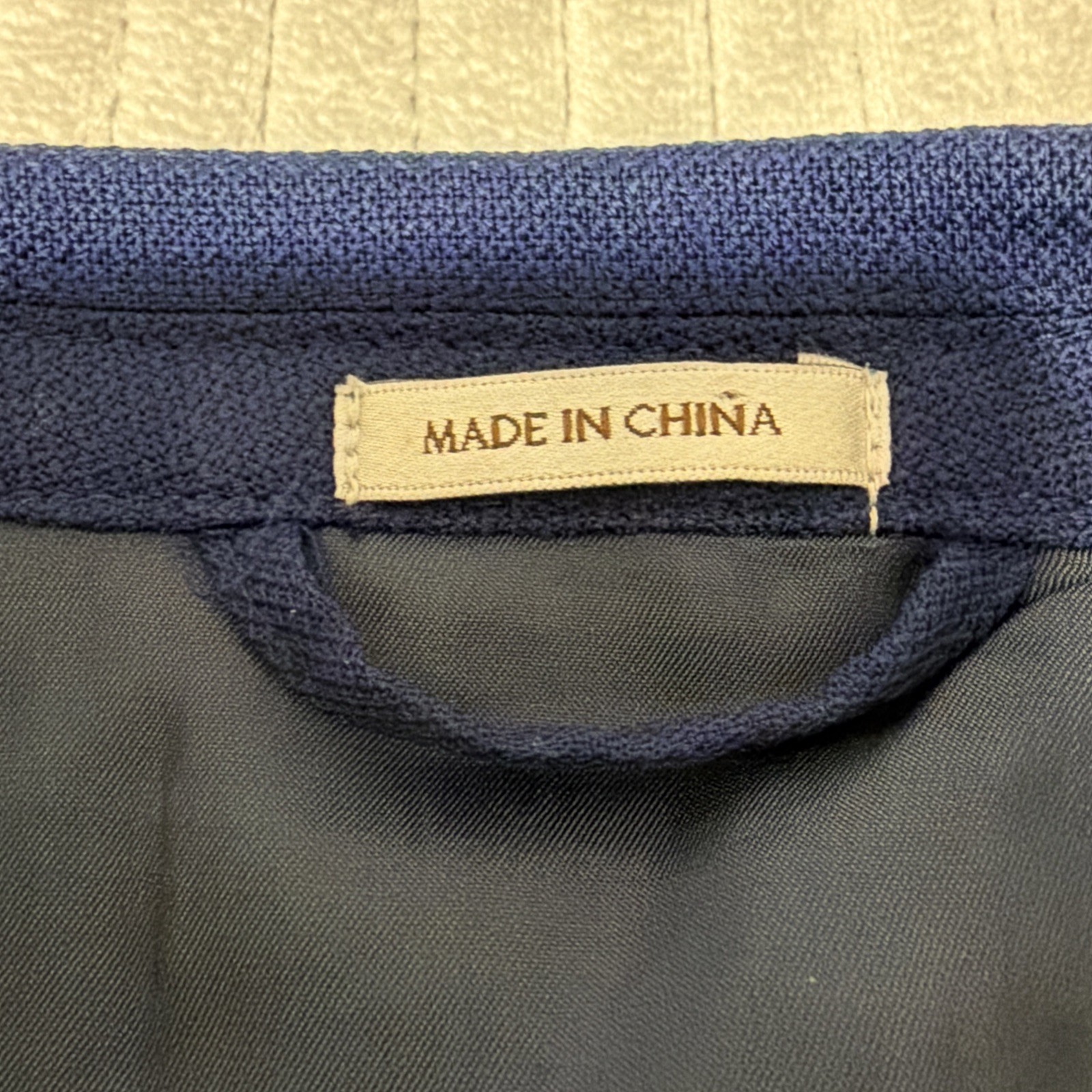 Peter Millar L Regular Blue Solid Jacket 100% Woo… - image 2