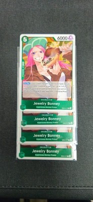 X4 - Schmuck Bonney R Extra Booster: One Piece Heroines Edition EB03-017 NM