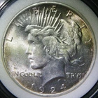 1924 p Peace Dollar MS66