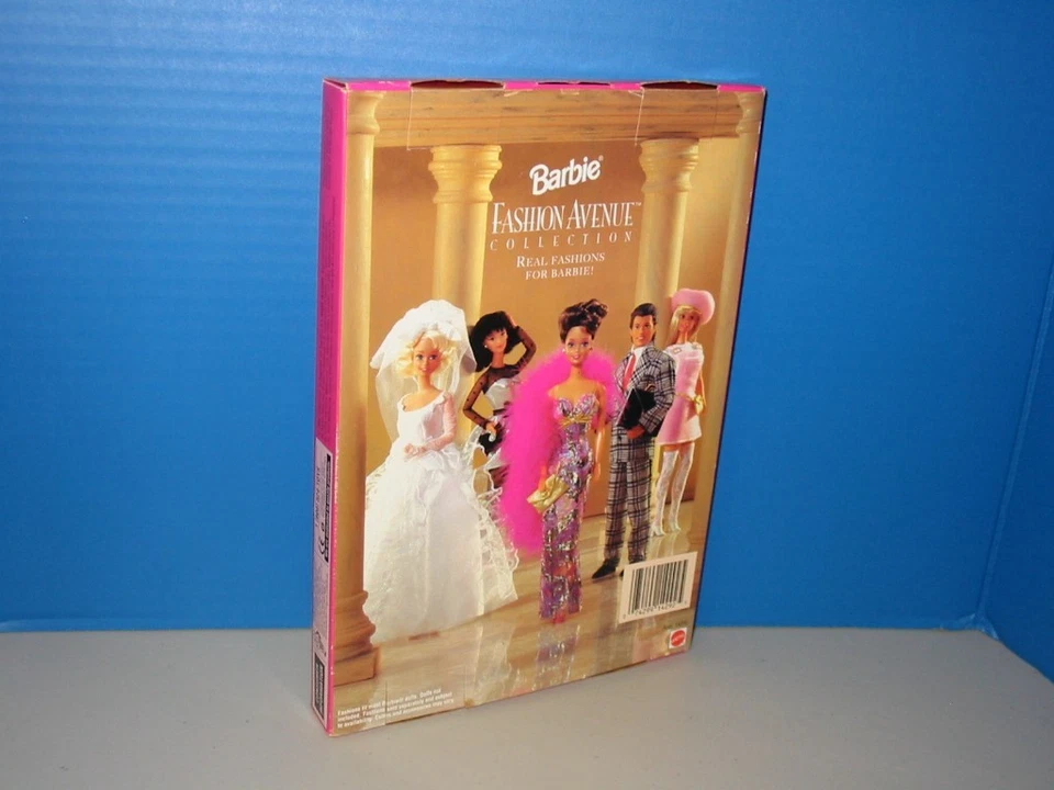 Conjunto de lencería Barbie Fashion Avenue #14292 rosa y blanco Gingham Bustier nuevo en caja 1996 Foto 2 de 4