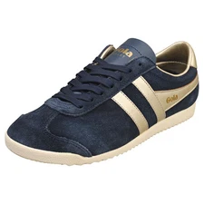 Gola Bullet Pearl Womens Casual Sneakers in Navy Gold