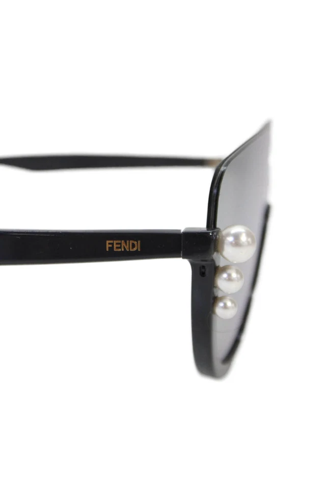 Gafas de sol Fendi para mujer FF 0296/S 140 mm 13 mm 127 mm adornadas con lentes espejadas grises Foto 3 de 4