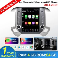 GEN 4 Car Carplay Stereo Android Radio For 2014-2018 Chevy Silverado GMC Sierra