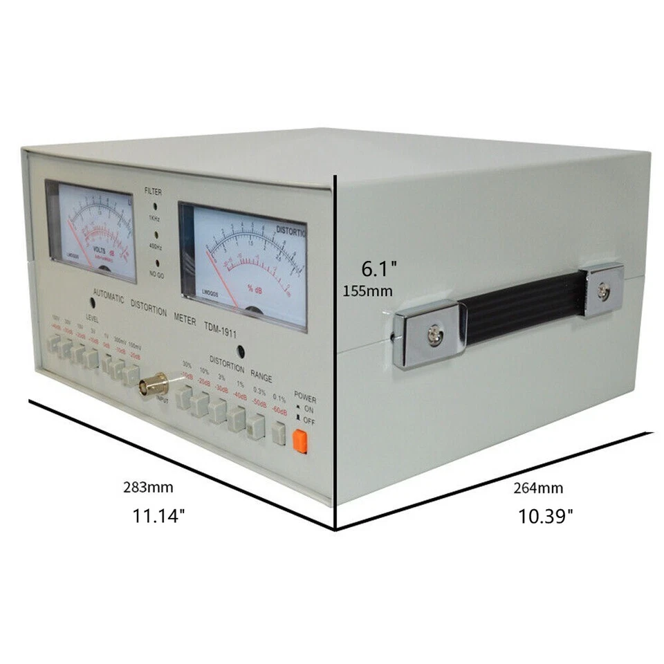 TDM-1911 Automatic Distortion Meter  0.01% - 30% Audio Distortion Meter 110/220V - Image 3 of 4
