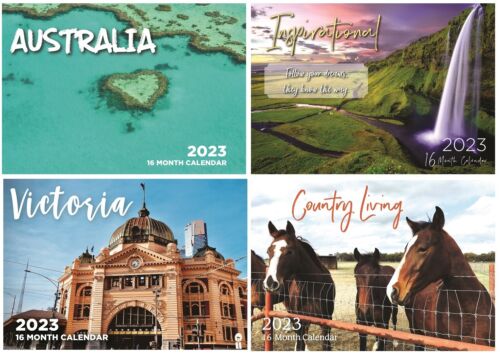 2023 Calendars Australia Inspirational Victoria Country Living Christmas Gift - Picture 1 of 5