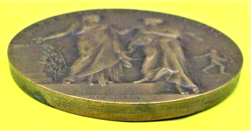 FRANCIA PARÍS 1914 Medalla premio caballo por ALPHEE DUBOIS Ø 50,0mm- 68,40 gr - Imagen 7 de 14