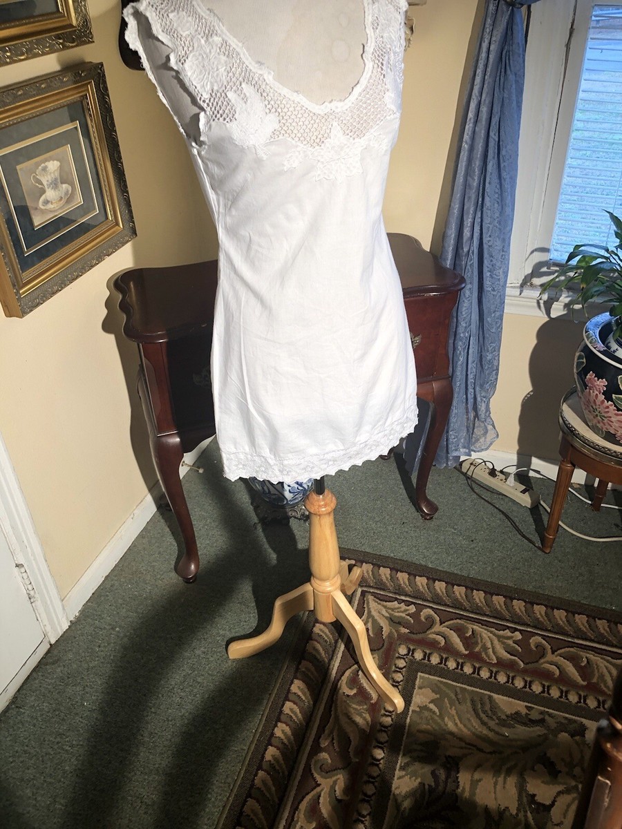 FREE PEOPLE WHITE PULLOVER CROCHET TOP DRESS-SIZE XS TP-STRETCHY COTTON!!!  | eBay