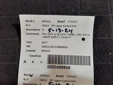 Used Front Right Upper Upper Control Arm Front fits: 2017 Jaguar F-pace Front Ri