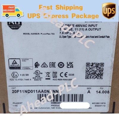 20F11ND011AA0NNNNN AB PowerFlex Air Cooled 753 AC Drive 20F11ND011AA0NNNNN GQ