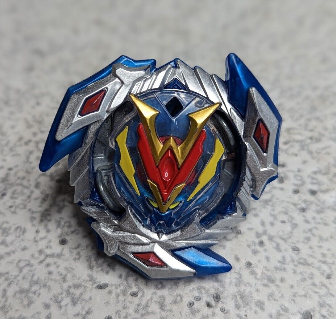 Beyblade Burst B-104 Wonder Valkyrie Tomy Hasbro Auth. w/ QR Code Blue Silver