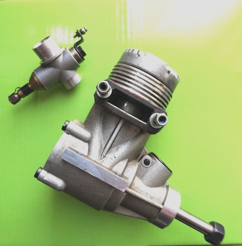 Motor helicóptero RC vintage Rossi 60 carburador 8 mm -1- - Imagen 2 de 5
