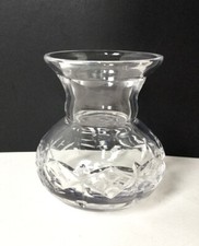 Webb Corbett Full Lead Crystal Glass 8cm Posy Vase Vintage