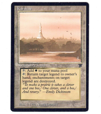 Karakas - Legends - English MtG Magic the Gathering LP | eBay