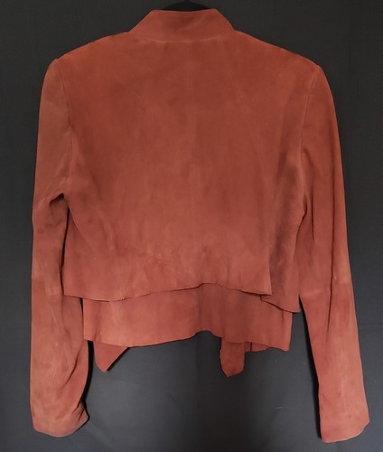 White House/Black Market Suede Jacket Women Sz Small Cropped Camel Clr MSRP $398 - Picture 2 of 4