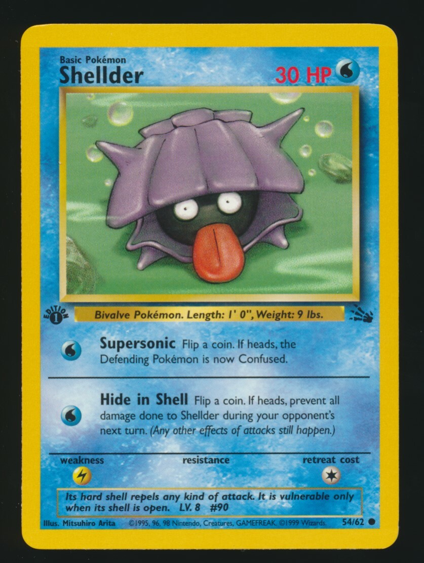 世界54枚 PSA10 シェルダー shellder カードe 385 Buy Shellder 54/62 Fossil Regular online | eBay