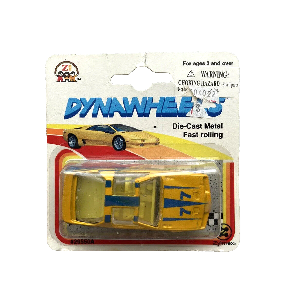 1993 Dyna-Wheels 1:64 #77 Yellow Die Cast Car | eBay