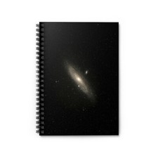 Spiral Notebook, Andromeda Galaxy Photo, Queer Photographer