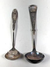 Ladle Silverplate WMA Rogers A1 + WWM Appel Vintage 2 Piece Flatware Set