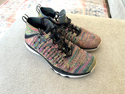 Nike Train Ultrafast Flyknit Volt Athletic Running Shoes Multi Men’s Size 8.5 Nike Train Ultrafast Flyknit: Add Power, Speed and Precision  main image 3