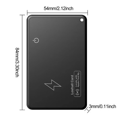 Smart Wallet Tracker Card   Bluetooth GPS Finder for Apple Find My, Thin Design