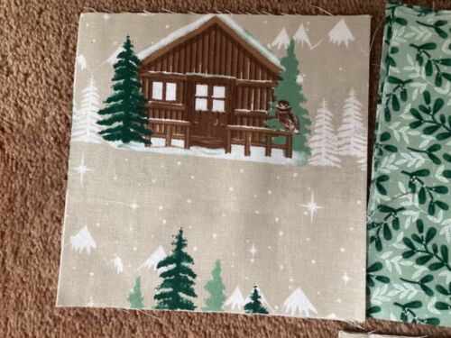 Winter/Christmas Tree Theme Fat Quarters - Pack Of 30 squares - Picture 3 of 9