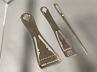 Antique Gorham Sterling Silver Bodkin Set Ribbon Threader Sewing Tools ...