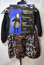 Leopard Cat Halloween Costume Girl's Toddler Size Medium Ages 3-4 Vintage New