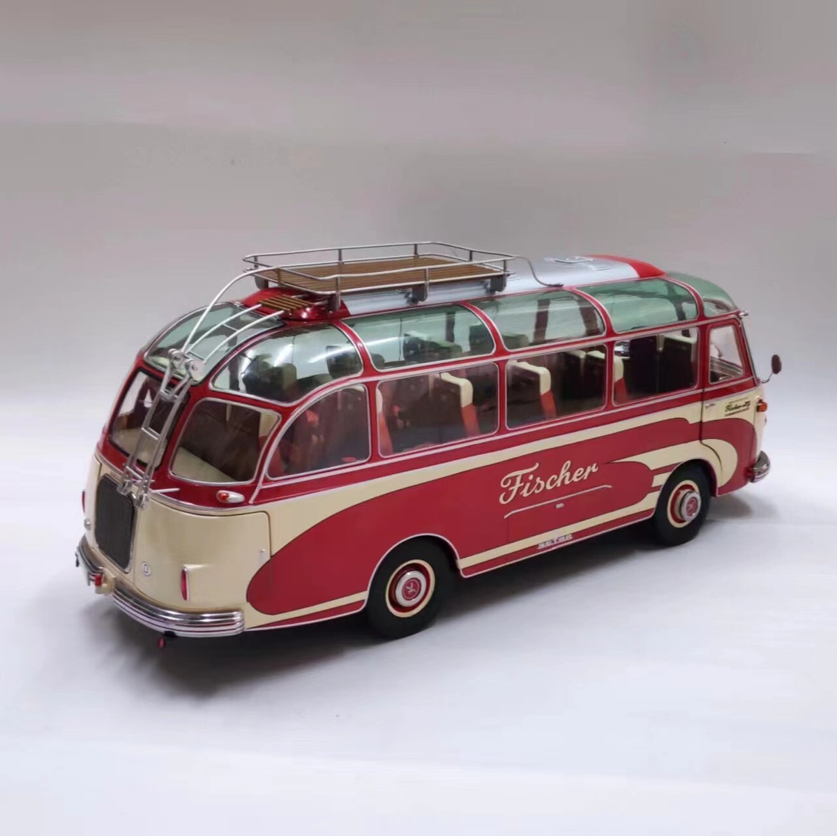 Schuco 1/18 Bus Setra S6 Fischer 1956 Rare No Minichamps Spark