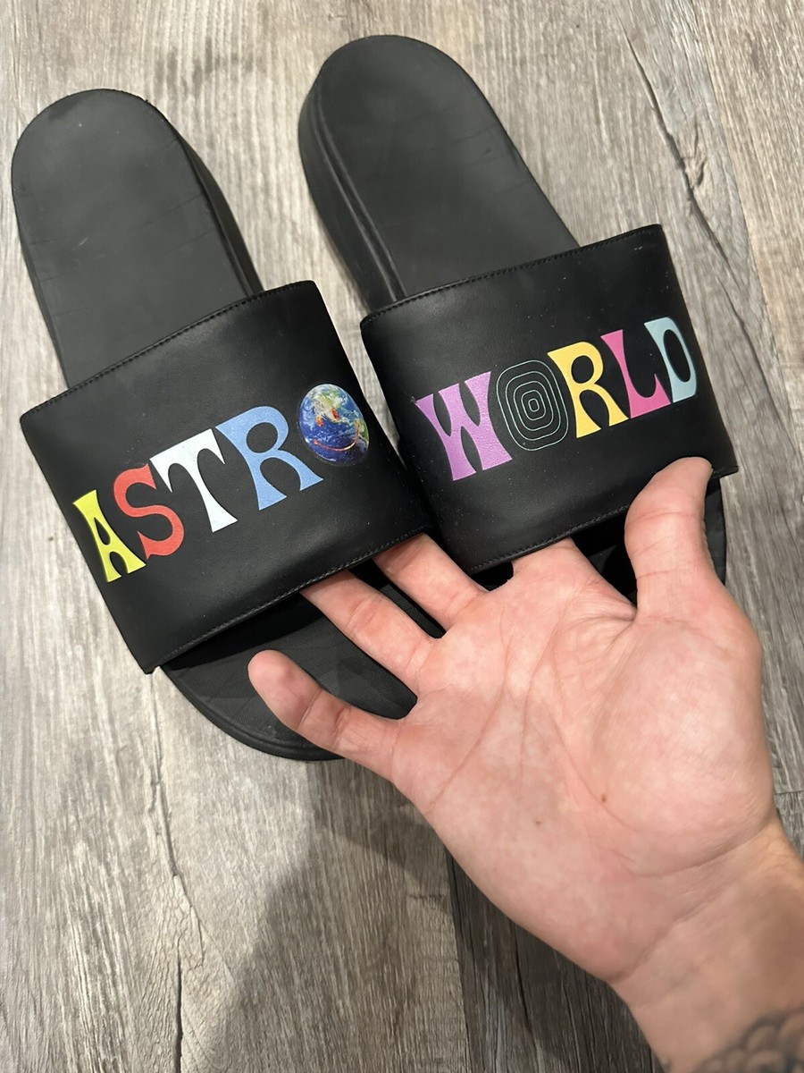 Travis Scott Astroworld Slides sz. 12 Used No Box | eBay display picture 1
