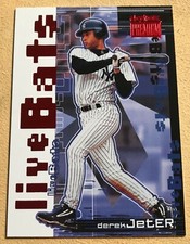 2000 Skybox Premium Baseball DEREK JETER New York Yankees Live Bats 11 of 15 LB