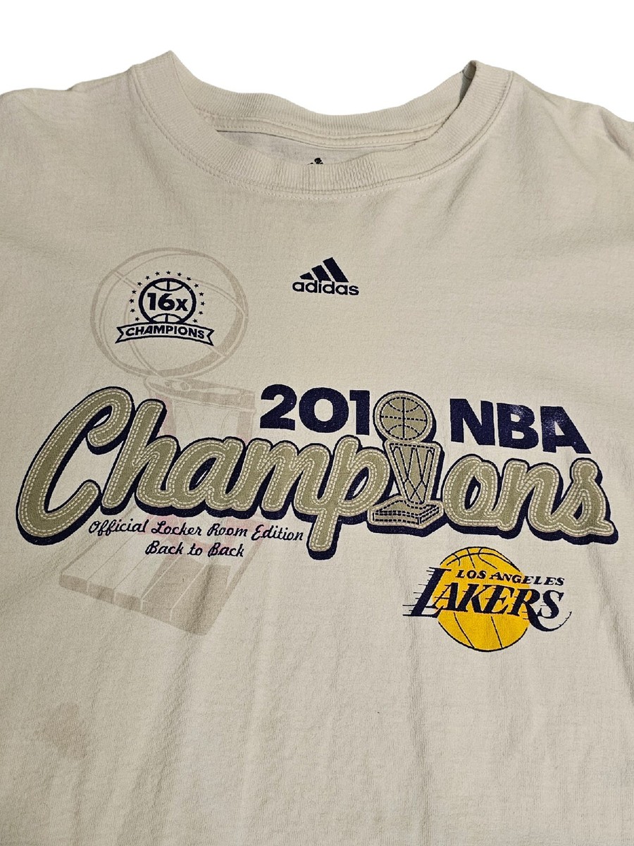OWNERS LEAGUE 2010 ラミレス Los Angeles Lakers 2010 NBA Champions T Shirt White Large