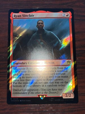 1x SURGE FOIL RYAN SINCLAIR - Doctor Who - MTG - Magic the Gathering