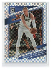 Kristaps Porzingis 2021-22 Donruss Optic Checkerboard Parallel SSP #18 - MAVS