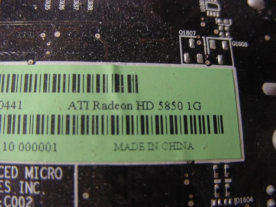 ATI RADEON HD 5850 1G GRAPHICS VIDEO CARD - Image 3 of 3