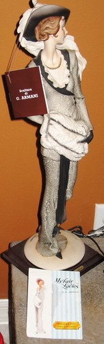 GIUSEPPE ARMANI LIMITED EDITION FIGURINE" LADY with MUFF" #388-C “Winters Eve” - Picture 7 of 9