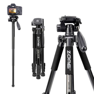 ZOMEI Q222 Stativ Kugelkopf Kamerastativ Fotostativ Tripod Für Canon Nikon Sony