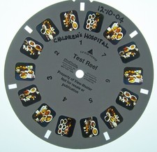 Miller Children's Hospital Menu Long Beach CA View-Master 3-D Advertising Reel