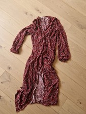 Reformation Wrap Dress Summer Red Size Small