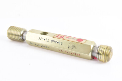 Go No Go Thread Gauge 5/8 Inch - 11 UNC - 3B DoAll Durplate V22